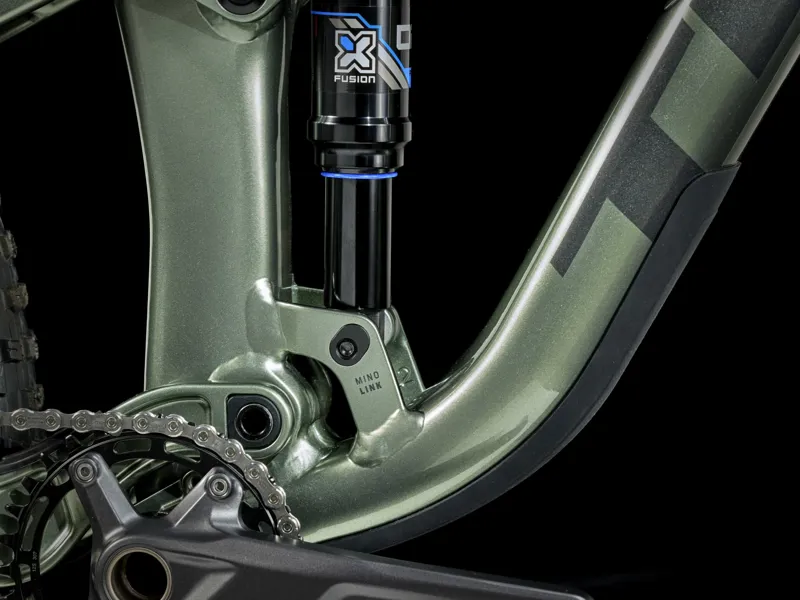 TREK Top Fuel 5 Full Suspension Mountain Bike in Lichen Green-5