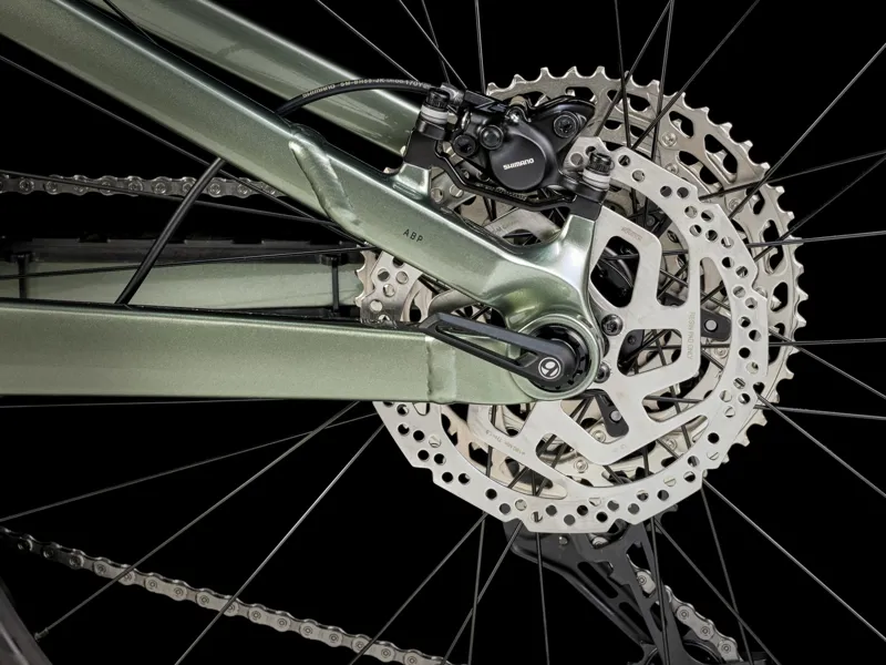 TREK Top Fuel 5 Full Suspension Mountain Bike in Lichen Green-6