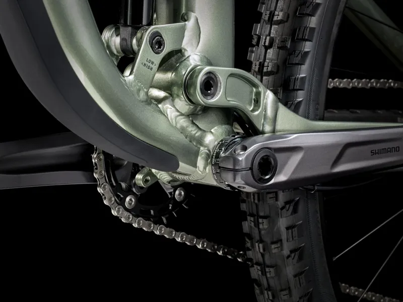 TREK Top Fuel 5 Full Suspension Mountain Bike in Lichen Green-8