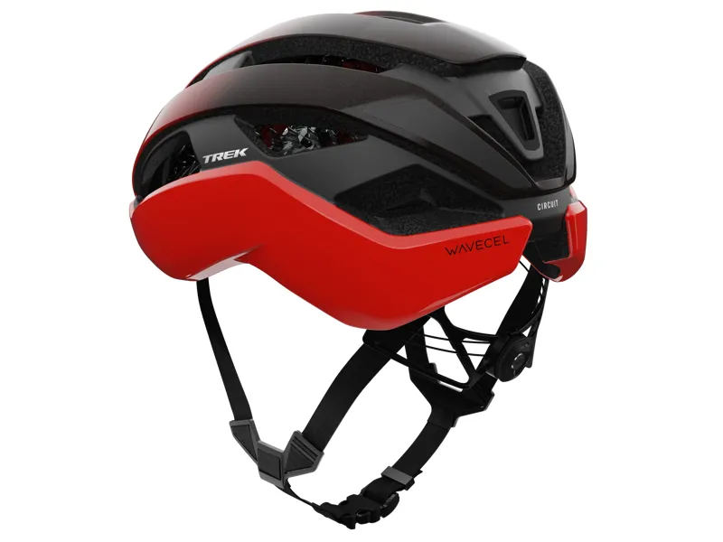 TREK Circuit WaveCel Cycling Helmet in Lava and Dnister Black-3