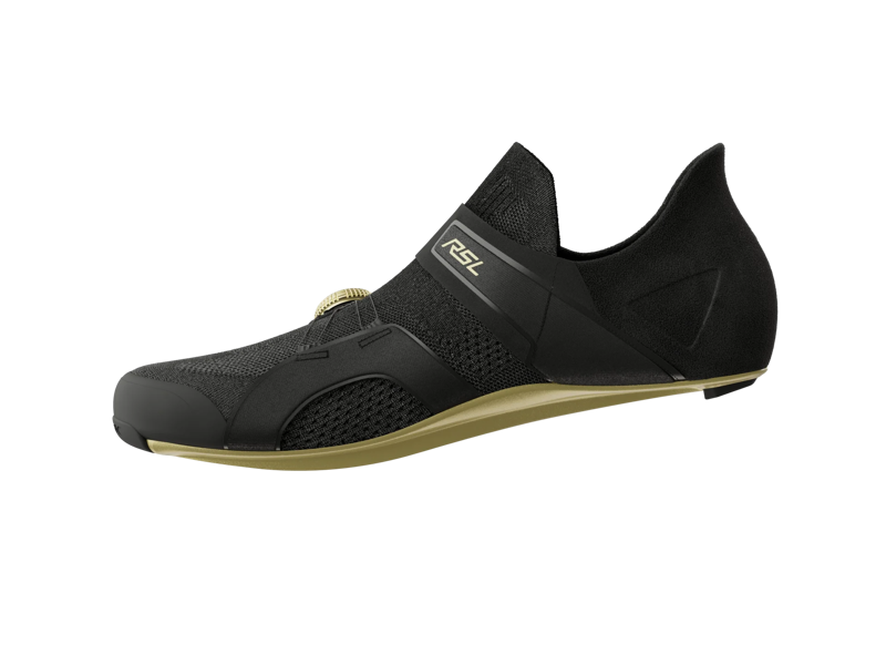 TREK RSL Knit Road Cycling Shoes in Black and Gold-1