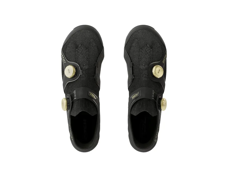 TREK RSL Knit Road Cycling Shoes in Black and Gold-4