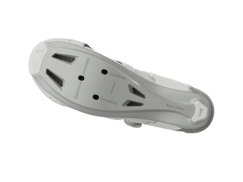 TREK RSL Knit Road Cycling Shoes in White and Silver-2