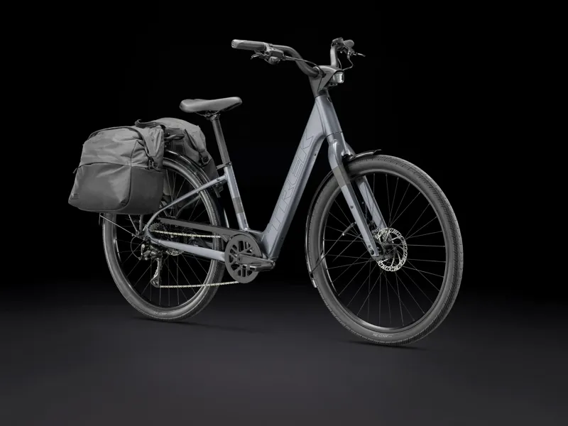 TREK Verve+ 1 Lowstep LT 250Wh Electric Hybrid Bike in Galactic Grey-11