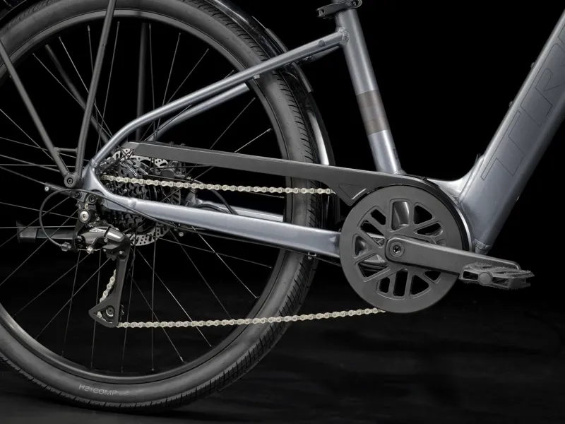 TREK Verve+ 1 Lowstep LT 250Wh Electric Hybrid Bike in Galactic Grey-9