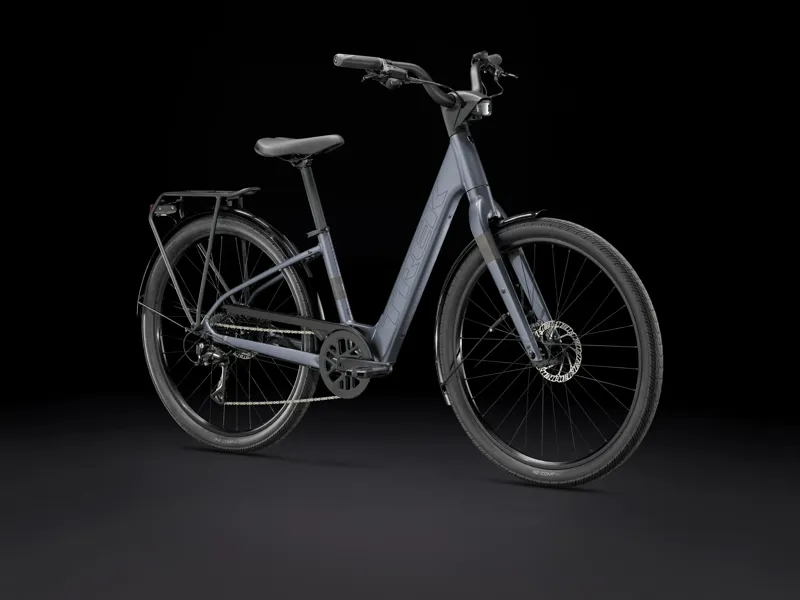 TREK Verve+ 1 Lowstep LT 250Wh Electric Hybrid Bike in Galactic Grey-10