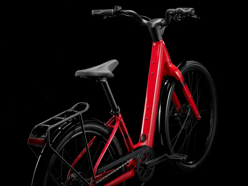 TREK Verve+ 1 Lowstep LT 250Wh Electric Hybrid Bike in Viper Red-1