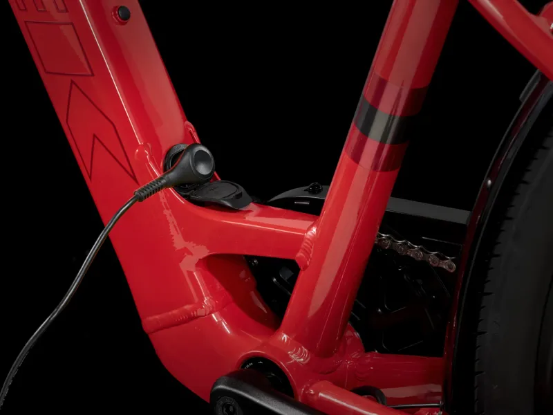 TREK Verve+ 1 Lowstep LT 250Wh Electric Hybrid Bike in Viper Red-3