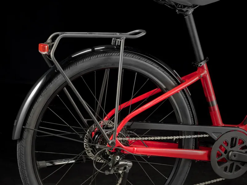 TREK Verve+ 1 Lowstep LT 250Wh Electric Hybrid Bike in Viper Red-7