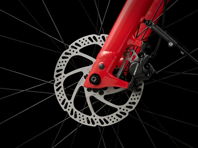 TREK Verve+ 1 Lowstep LT 250Wh Electric Hybrid Bike in Viper Red-8