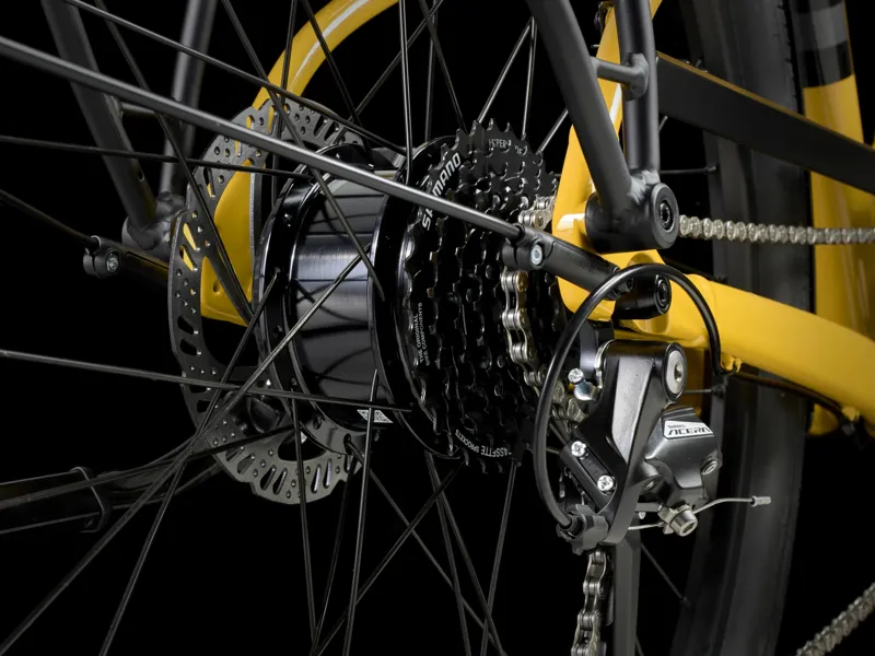 TREK Verve+ 1 Lowstep LT 250Wh Electric Hybrid Bike in Baja Yellow-2