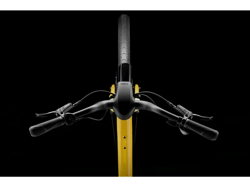 TREK Verve+ 1 Lowstep LT 250Wh Electric Hybrid Bike in Baja Yellow-5