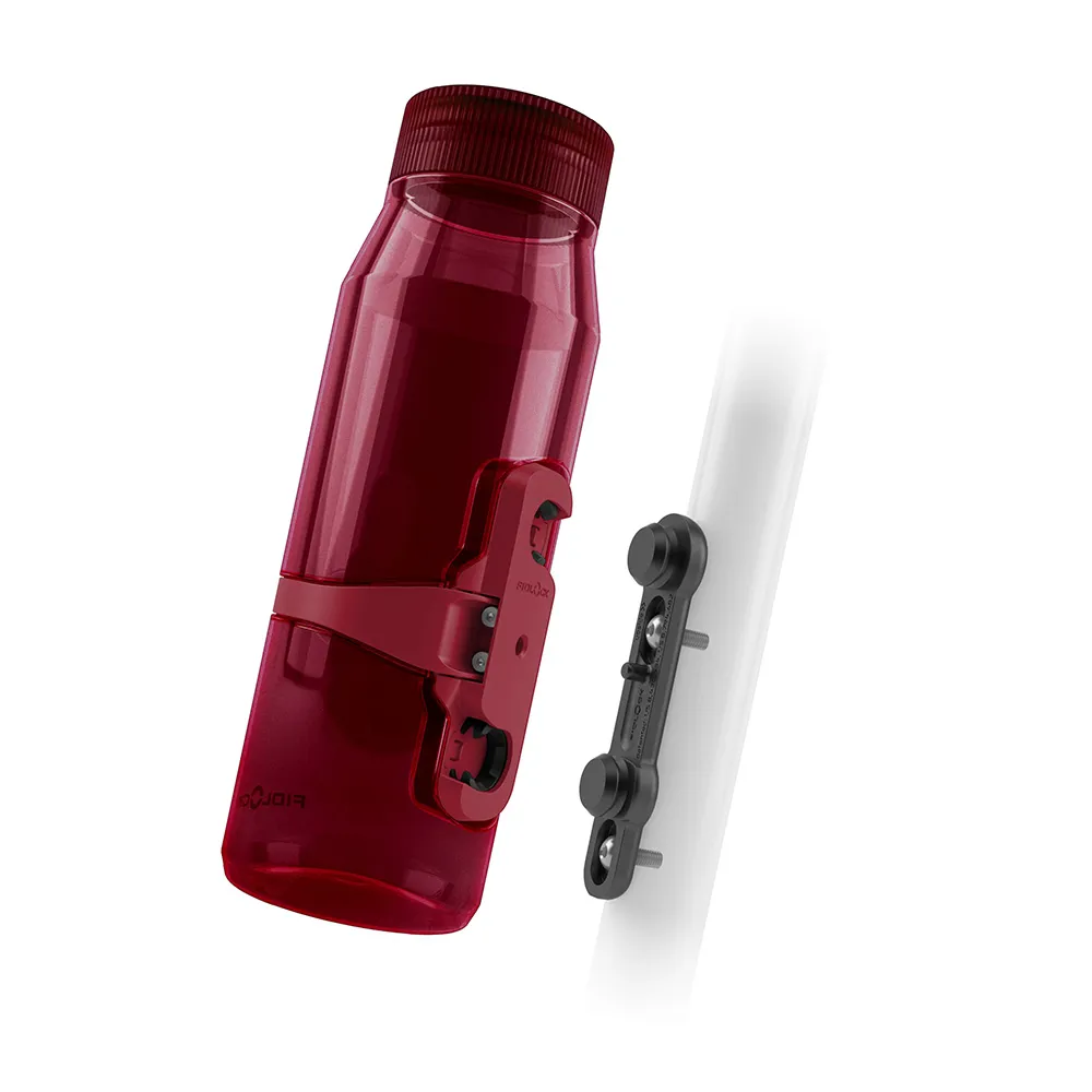 Team Cycles Fidlock TWIST Bottle 700 Life + Bike Base Clear Dk Red 700ml | Interest FREE Finance & Online Refund Policy.