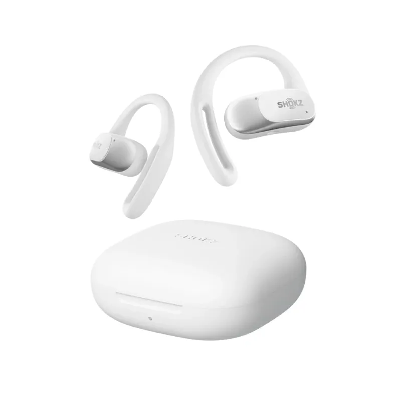 Shokz OpenFit Air Wireless Headphones in White-1