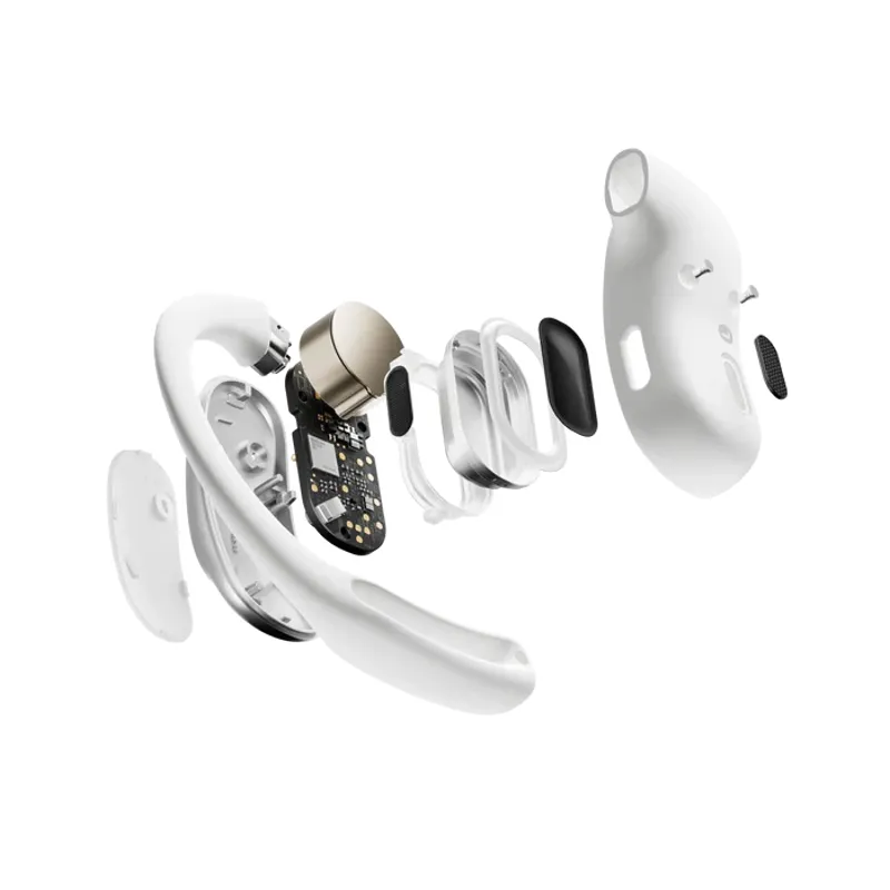 Shokz OpenFit Air Wireless Headphones in White-2